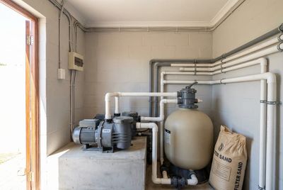 Pool pump and filter servicing